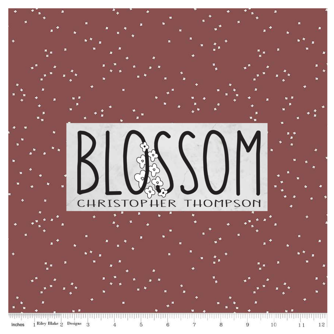 Blossom in Color Curated (7 fabrics) Bundles by Christopher Thompson for Riley Blake Fabrics, Half Yard and Fat Quarter Bundles