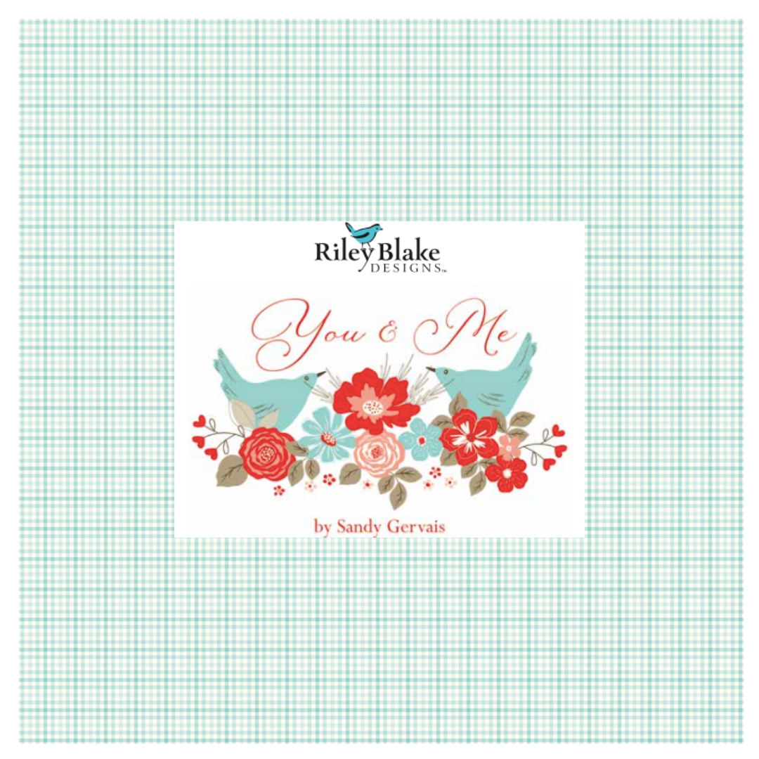 You & Me by Sandy Gervais Curated Fat Quarter and Half Yard Bundles (6 fabrics) by Riley Blake Designs