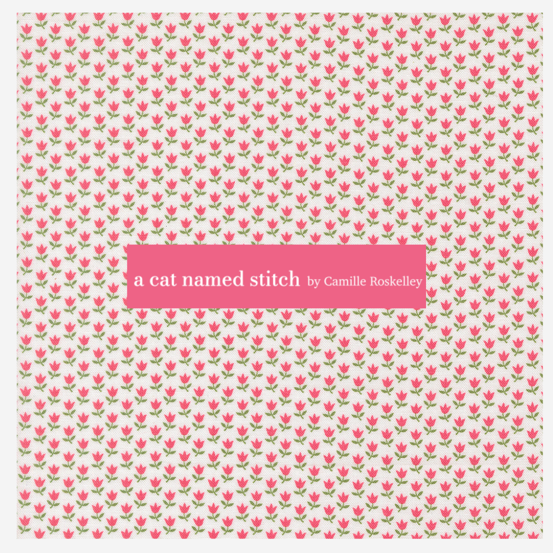 A Cat Named Stitch Curated Half Yard and Fat Quarter Bundles (8 fabrics) by Camille Roskelley for Moda Fabrics