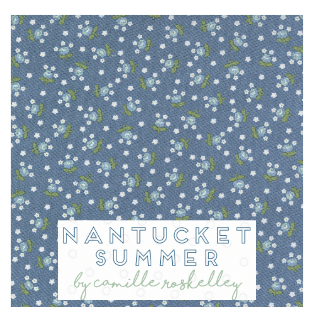 Nantucket Summer Curated Bundle (7 fabrics) by Camille Roskelley for Moda Fabrics, Fat Quarter and Half Yard Options