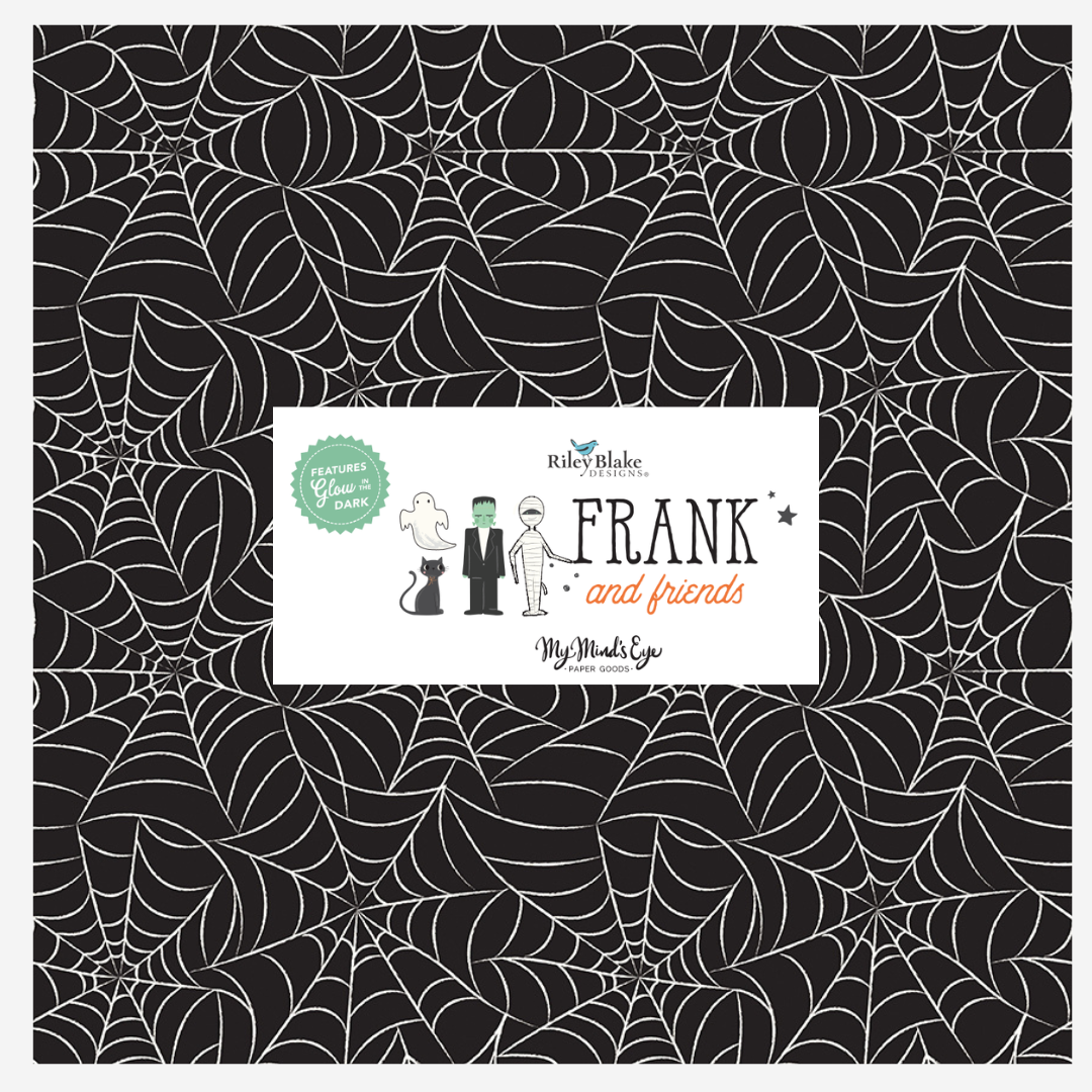 Frank and Friends Curated Half Yard and Fat Quarter Bundles (8 fabrics) by My Mind's Eye for Riley Blake Fabrics