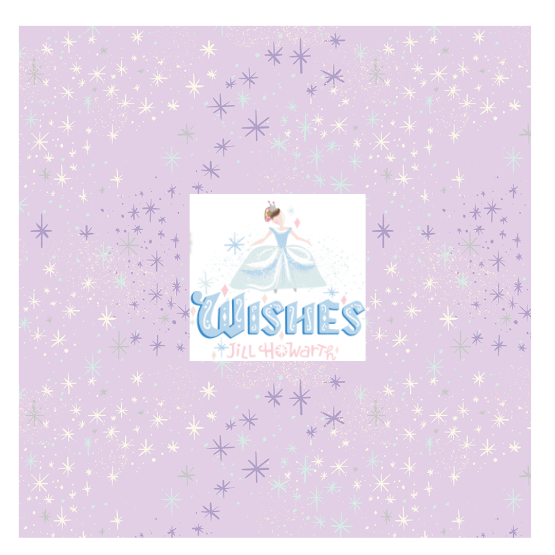 Wishes Bundle 3 by Jill Howarth Curated Fat Quarter and Half Yard Bundles (7 fabrics) by Riley Blake Designs