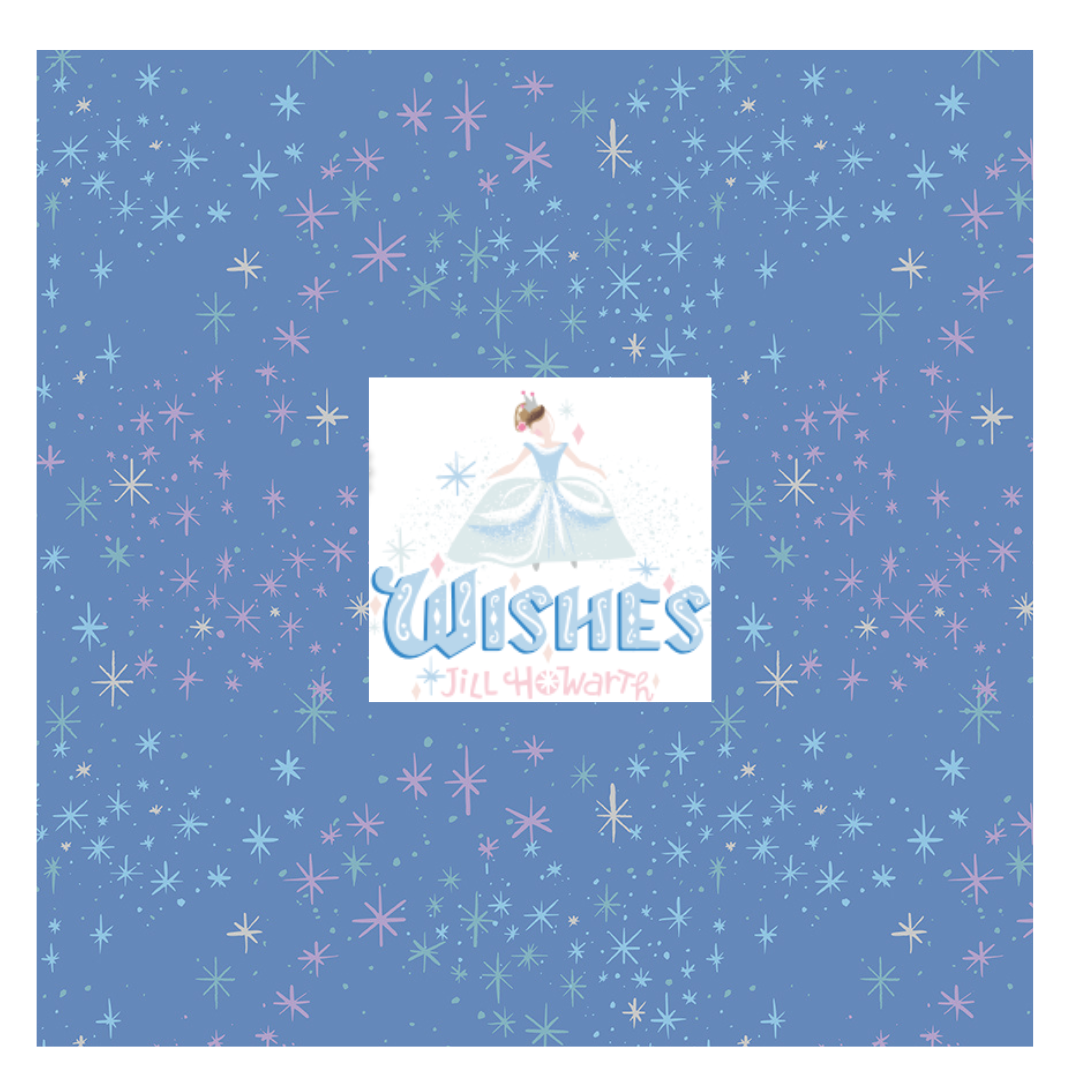 Wishes Bundle 2 by Jill Howarth Curated Fat Quarter and Half Yard Bundles (7 fabrics) by Riley Blake Designs