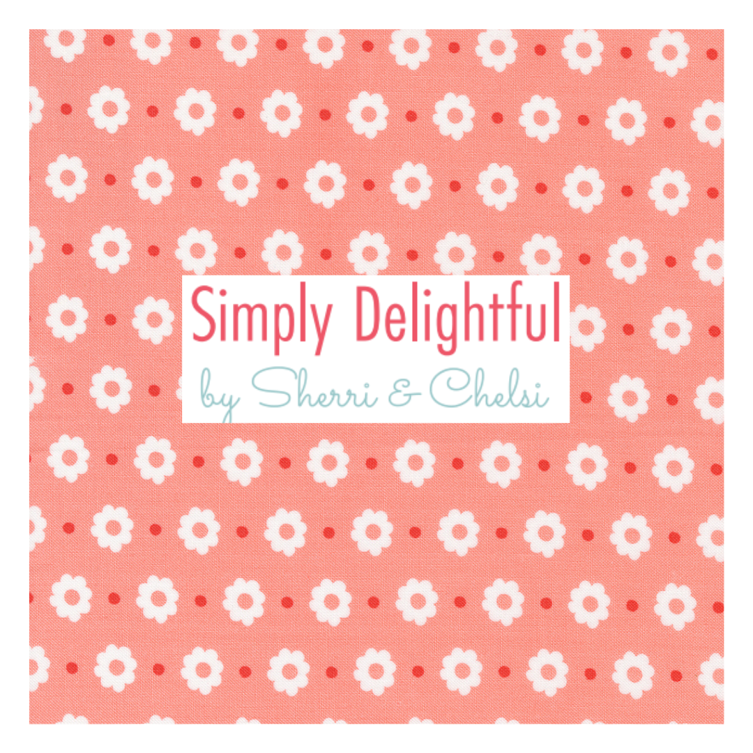 Simply Delightful by Sherri & Chelsi for Moda Fabrics, Half Yard and Fat Quarter Bundles (7 fabrics)
