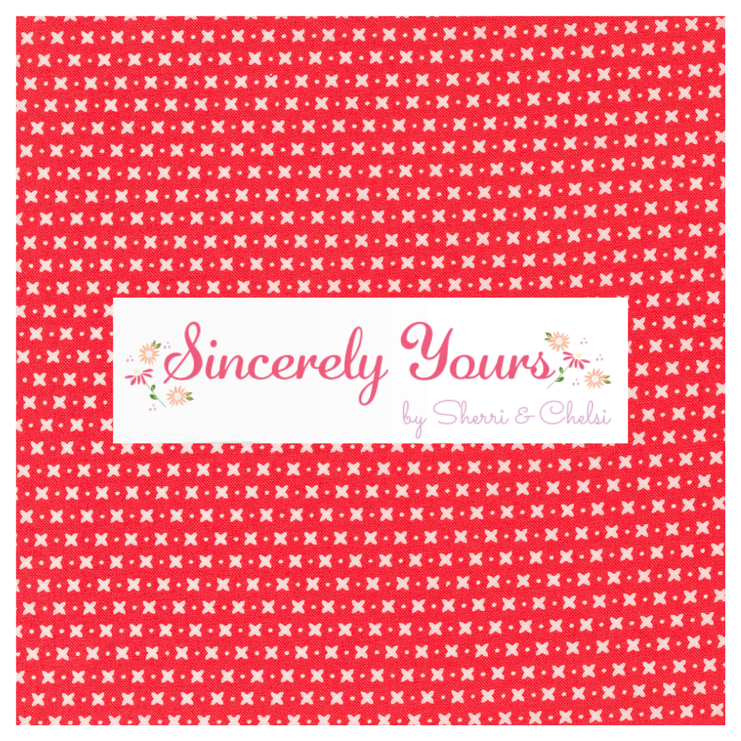 Sincerely Yours Curated Bundle (7 fabrics) by Sherri and Chelsi for Moda Fabrics, Curated Half Yard and Fat Quarter Bundles