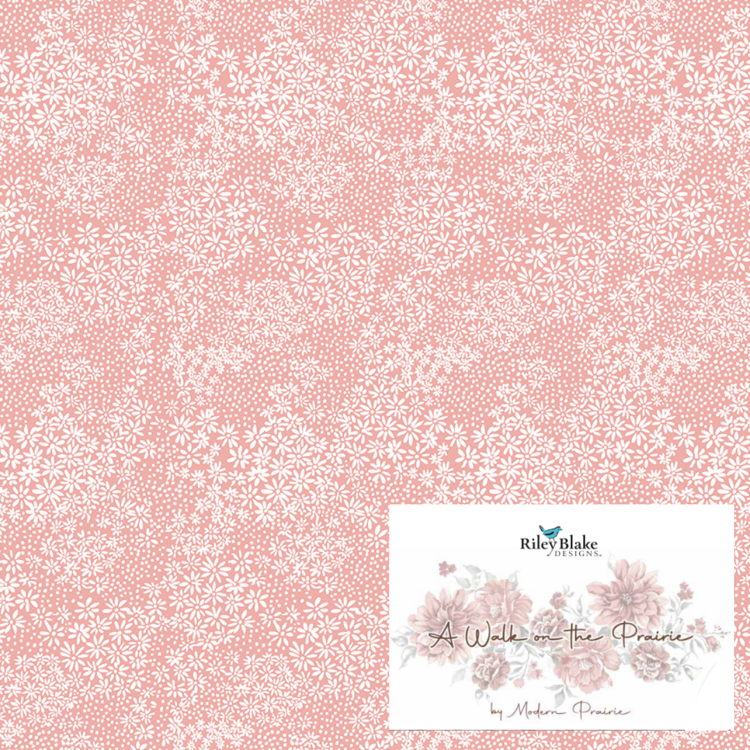 A Walk on the Prairie Curated Half Yard and Fat Quarter Bundles (7 fabrics) by Melissa Gilbert for Riley Blake Fabrics