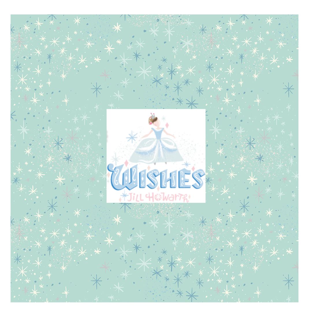 Wishes Bundle 1 by Jill Howarth Curated Fat Quarter and Half Yard Bundles (7 fabrics) by Riley Blake Designs