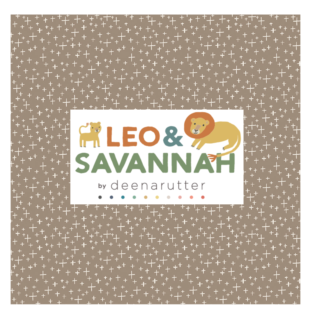 Leo & Savannah for Riley Blake Fabrics, Curated 7 Fabric Half Yard and Fat Quarter Bundles