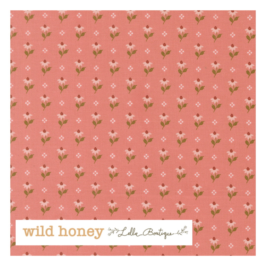 Wild Honey Curated Fat Quarter and Half Yard Bundle (7 fabrics) by Lella Boutique for Moda Fabrics