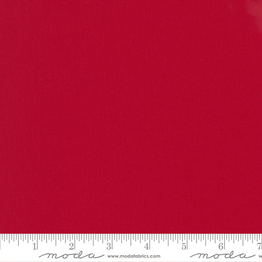 Bella Solids Charm Pack Red (42 5x5" squares) by Moda Fabrics 9900PP 16