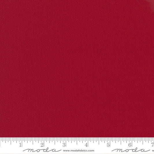 Moda Bella Solids Country Red 9900 17, 1/2 yard increments