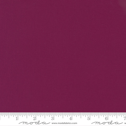 Moda Bella Solids Boysenberry 9900 217, 1/2 yard increments