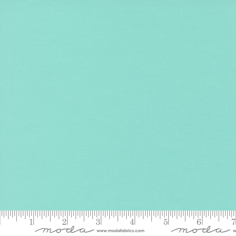 Moda Bella Solids Aqua 9900 34, 1/2 yard increments