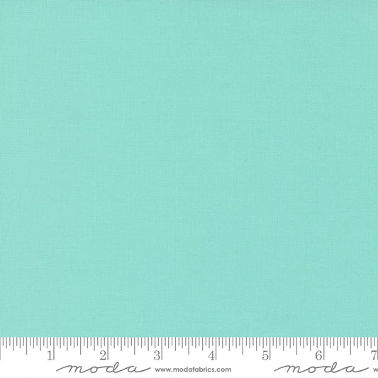 Moda Bella Solids Aqua 9900 34, 1/2 yard increments