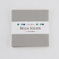 Bella Solids Charm Pack Silver (42 5x5" squares) by Moda Fabrics 9900PP 183