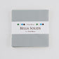 Bella Solids Charm Pack Steel (42 5x5" squares) by Moda Fabrics 9900PP 184