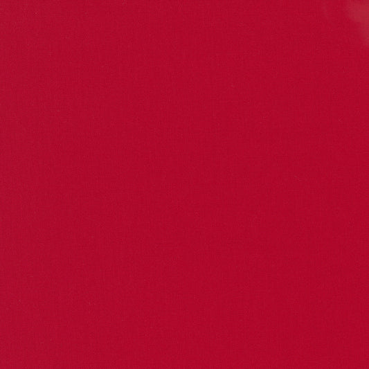 Moda Bella Solids Christmas Red Fabric, 9900 16, 1/2 yard increments