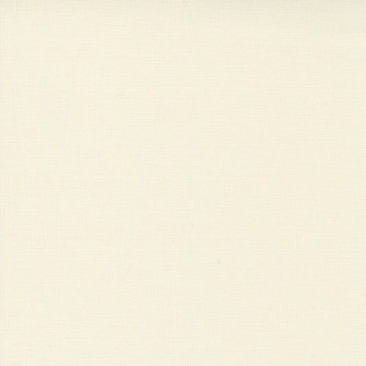 Moda Bella Solids Ivory Fabric, 9900 60, 1/2 yard increments