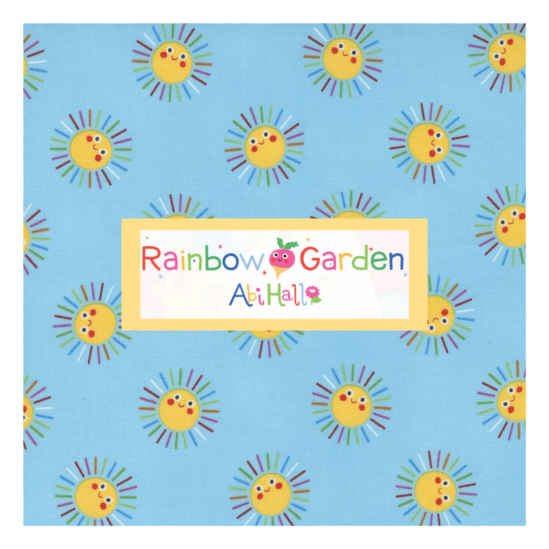 Rainbow Garden Curated Bundle (10 fabrics) by Abi Hall for Moda Fabrics, Half Yard and Fat Quarter Bundles