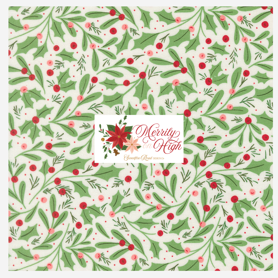 Merrily on High by Sweetfire Road Design Co. Curated Fat Quarter and Half Yard Bundles (8 fabrics) by Moda