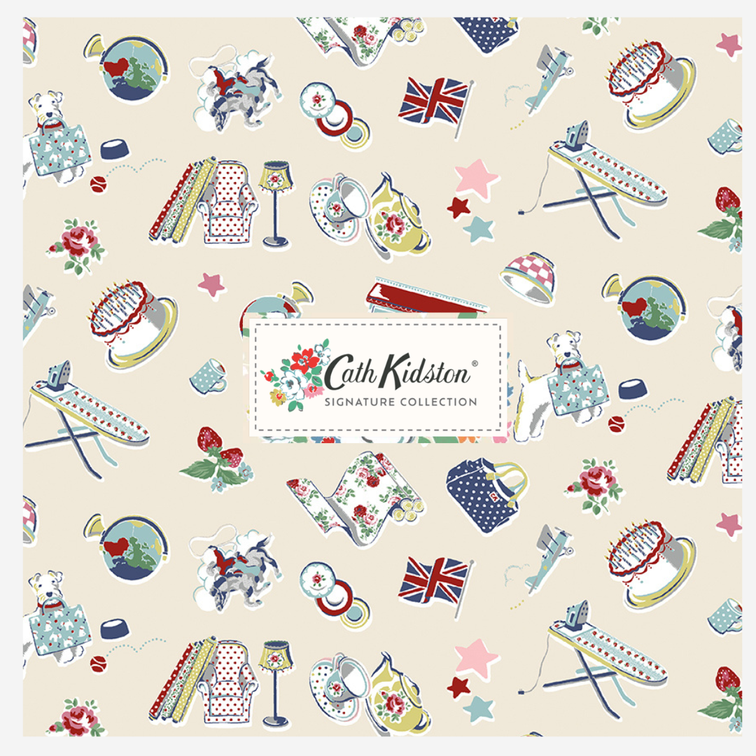 Cath Kidston Signature Collection by Cath Kidston Curated Fat Quarter and Half Yard Bundles (8 fabrics) by Riley Blake Designs