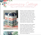 Rosemary Cottage Sundae Stripes Navy by Camille Roskelley of Moda Fabrics 55316 14, 1/2 yard increments
