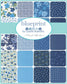 Blueprint Charm Pack (42 5" squares) by Camille Roskelley for Moda Fabrics 55330PP