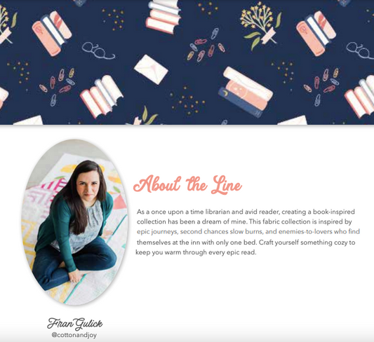 Between the Pages Fat Quarter Bundle (7 fabrics) by Riley Blake Designs C153 FQB