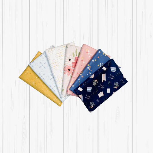 Between the Pages Fat Quarter Bundle (7 fabrics) by Riley Blake Designs C153 FQB