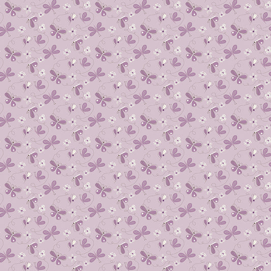 Hello Spring Butterflies Lilac for Riley Blake Fabrics C12961-LILAC