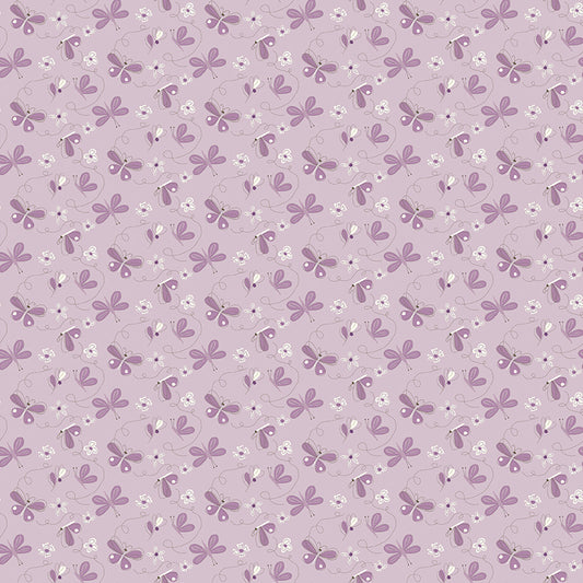 Hello Spring Butterflies Lilac for Riley Blake Fabrics C12961-LILAC
