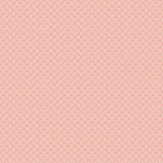Hello Spring Geometric Coral for Riley Blake Fabrics C12963-CORAL