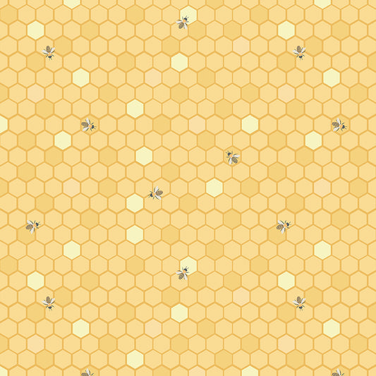 Sunshine and Sweet Tea Honeycomb Sunshine for Riley Blake Fabrics C14321-SUNSHINE