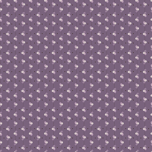 Autumn Leaves Plum by Lori Holt for Riley Blake Fabrics C14662-PLUM, 1/2 yard increments