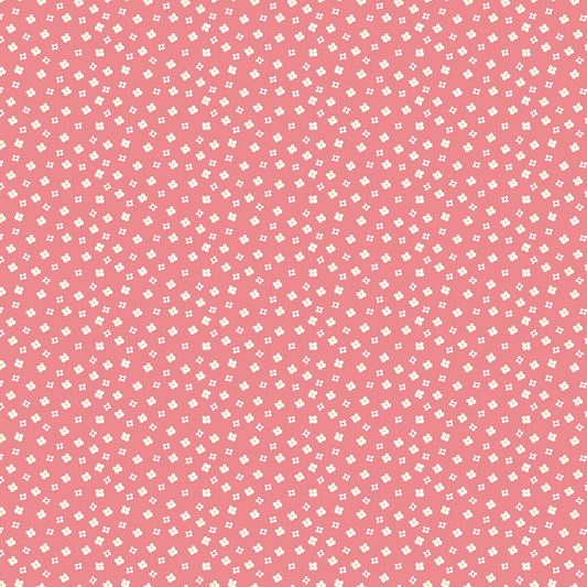 Gone Glamping Blossoms Coral by Lori Whitlock for Riley Blake Fabrics C14794-CORAL, 1/2 yard increments