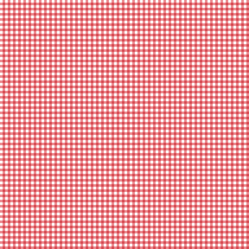 Gone Glamping Gingham Red by Lori Whitlock for Riley Blake Fabrics C14795-RED, 1/2 yard increments