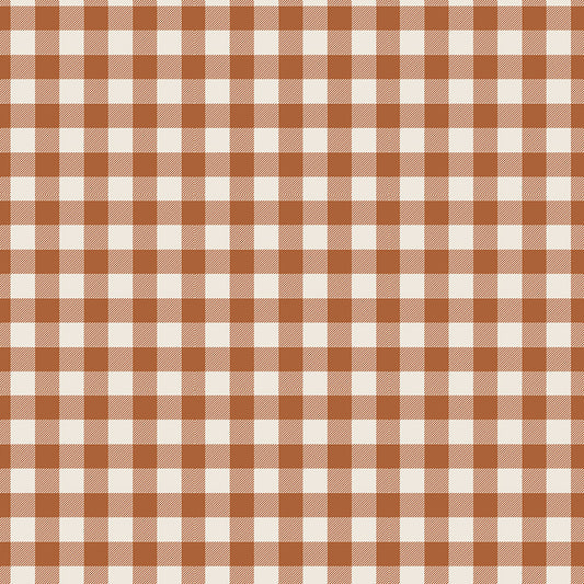 Pumpkin Spice Plaid Spice by Simple Simon & Company for Riley Blake Fabrics C14995-SPICE, 1/2 yard increments