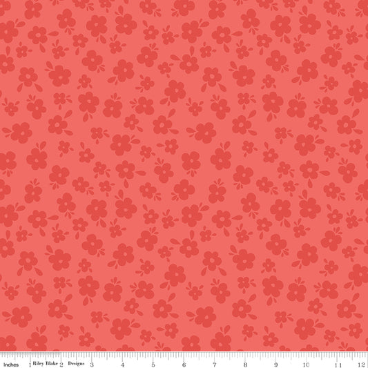 Stay Wild Tone-on-Tone Rouge by Amanda Niederhauser for Riley Blake Fabrics C15212-ROUGE, 1/2 yard increments