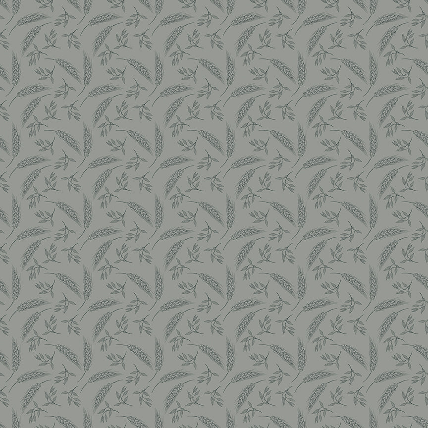 A Walk on the Prairie Wheat Sage Gray by Melissa Gilbert for Riley Blake Fabrics C15233-SAGEGRAY, 1/2 yard increments