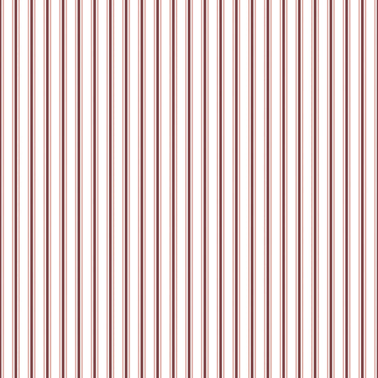 A Walk on the Prairie Stripes White by Melissa Gilbert for Riley Blake Fabrics C15234-WHITE, 1/2 yard increments