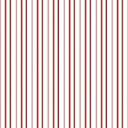 A Walk on the Prairie Stripes White by Melissa Gilbert for Riley Blake Fabrics C15234-WHITE, 1/2 yard increments