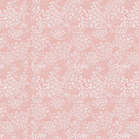 A Walk on the Prairie Silhouette Coral by Melissa Gilbert for Riley Blake Fabrics C15235-CORAL, 1/2 yard increments