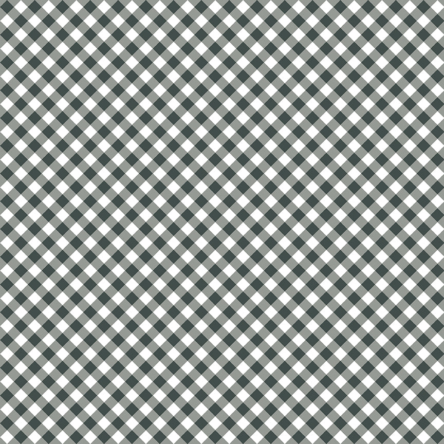 A Walk on the Prairie Gingham Deep River by Melissa Gilbert for Riley Blake Fabrics C15236-DEEPRIVER, 1/2 yard increments