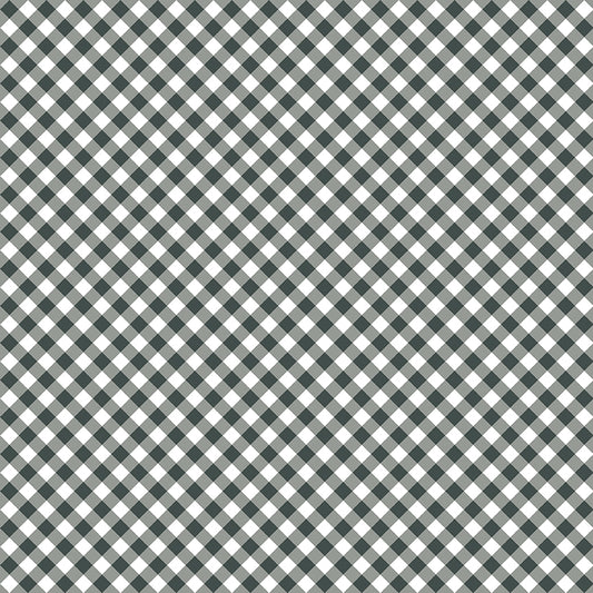 A Walk on the Prairie Gingham Deep River by Melissa Gilbert for Riley Blake Fabrics C15236-DEEPRIVER, 1/2 yard increments