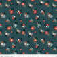 Vintage Charm Floral Midnight by Dani Mogstad for Riley Blake Fabrics C15271-MIDNIGHT, 1/2 yard increments