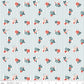 Vintage Charm Floral Stripes Stone by Dani Mogstad for Riley Blake Fabrics C15274-STONE, 1/2 yard increments