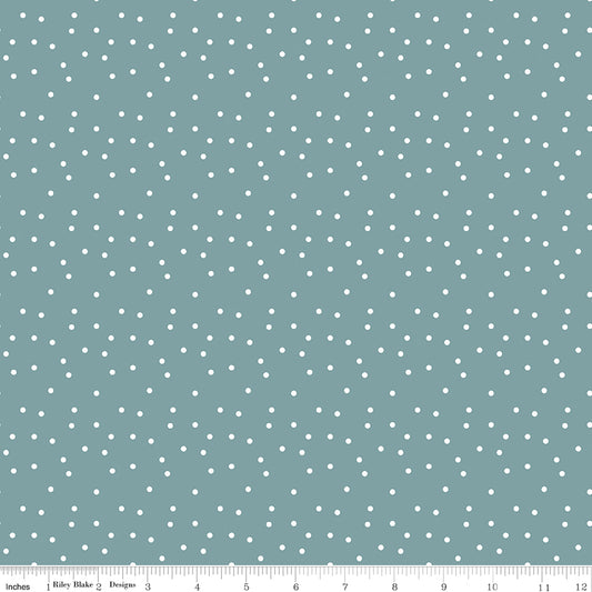 Vintage Charm Dots Stone by Dani Mogstad for Riley Blake Fabrics C15275-STONE, 1/2 yard increments