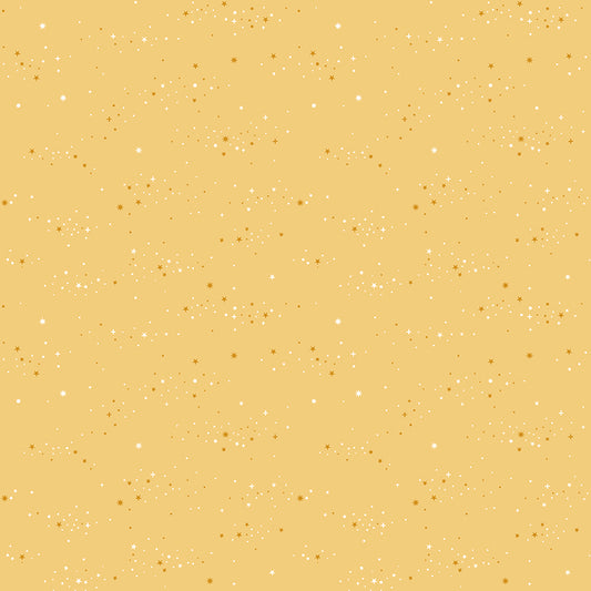 Between the Pages Starlight Honey by Fran Gulick for Riley Blake Fabrics C15377-HONEY, 1/2 yard increments