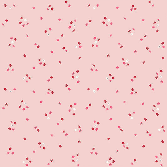 Berry Market Flowers Baby Pink by Beverly McCullough for Riley Blake Fabrics C15746-BABYPINK, 1/2 yard increments