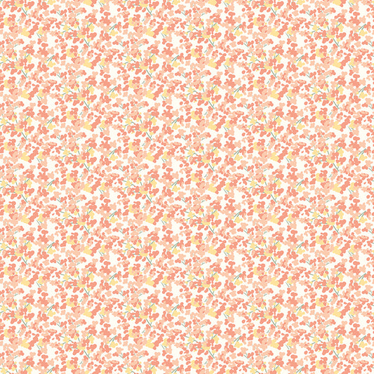 New Beginnings Blossoms Blush by Sandy Gervais for Riley Blake Fabrics C15754-BLUSH, 1/2 yard increments